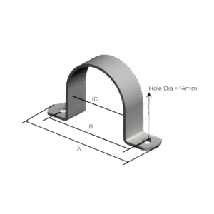 Single Saddle Clamp (Light Duty)